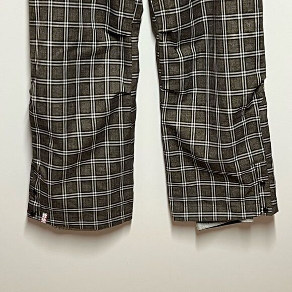 NEW Bonfire Arena plaid Streetwear Inspired Snowboarding Pants Womens Sz M - Picture 9 of 10